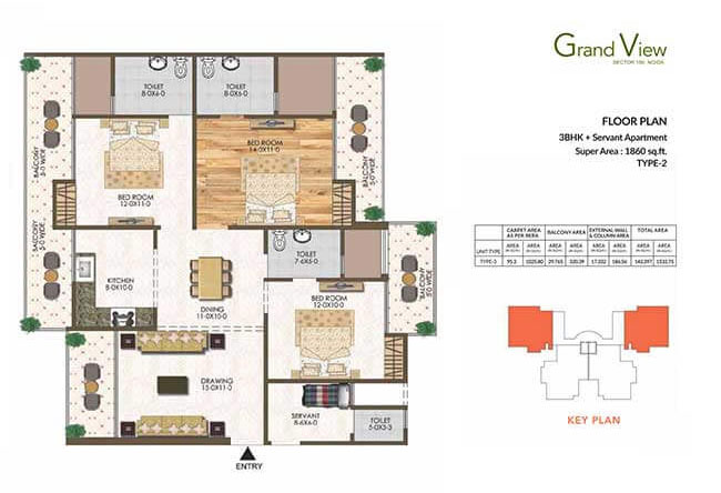 Antriksh Grand View,floor plan