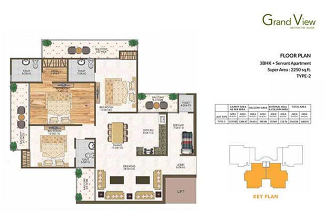 Antriksh Grand View,floor plan